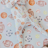 Convertible Zip-Up Footie - Sports Medley