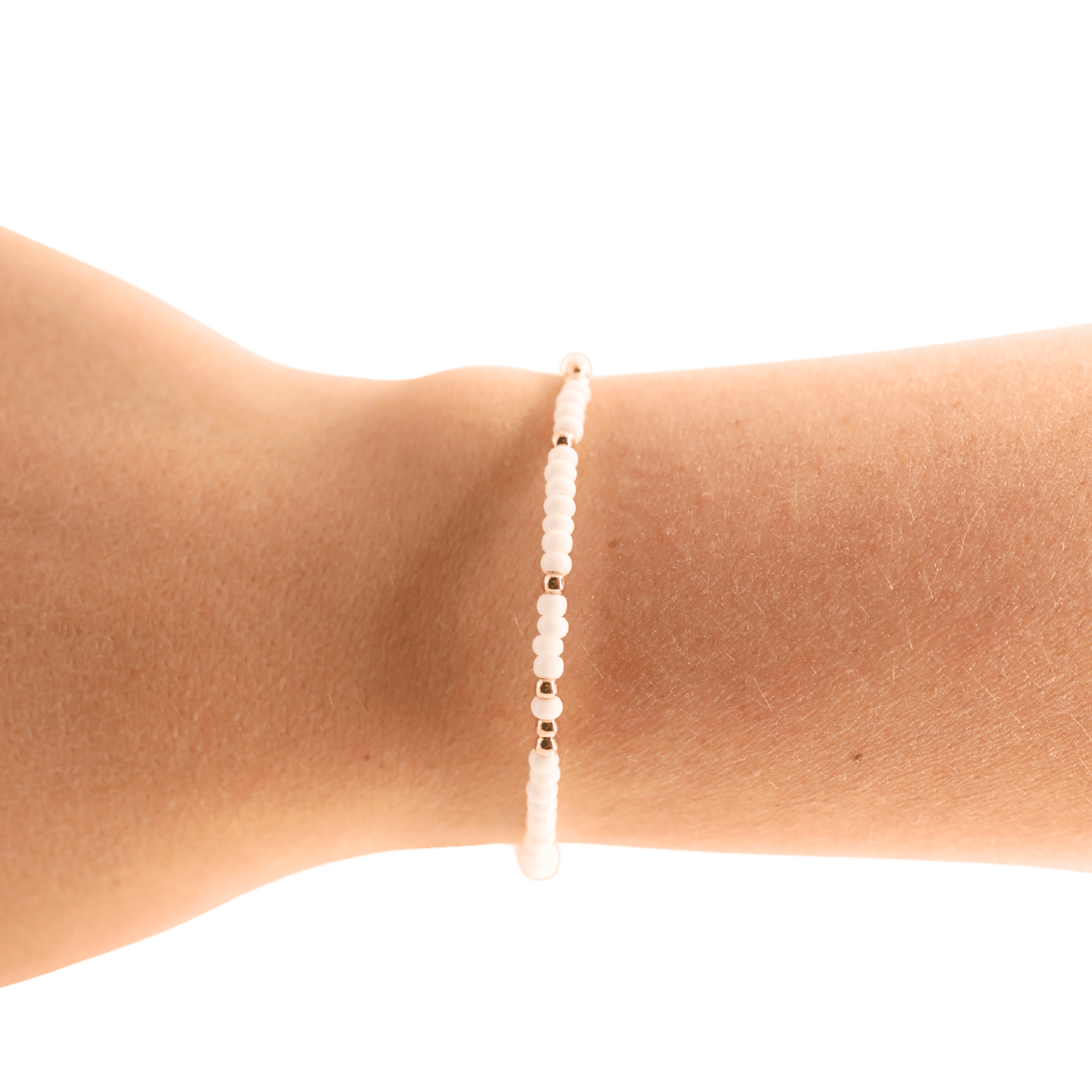 White Sprinkle Bracelet - Baby Biz