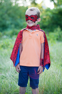 Great Pretenders Spider Cape Set with Mask and Cuffs