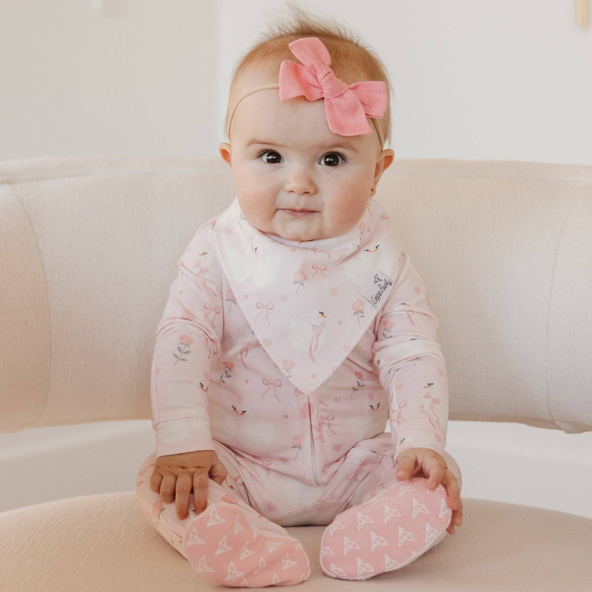 Copper Pearl Baby Bandana Bibs | Katerina