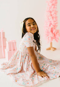 Puff Dress in Sugar Plum - Baby Biz