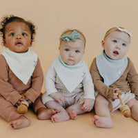Copper Pearl Baby Bandana Bibs | Bennie