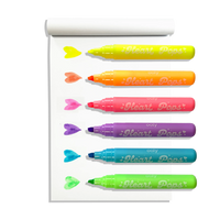 Heart Pops: Neon Highlighters