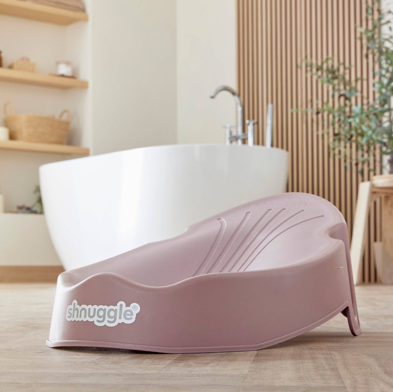 Shnuggle Newborn Baby Bath Support | Ergonomic, Non-Slip & Quick-Dry | From 0-6 months