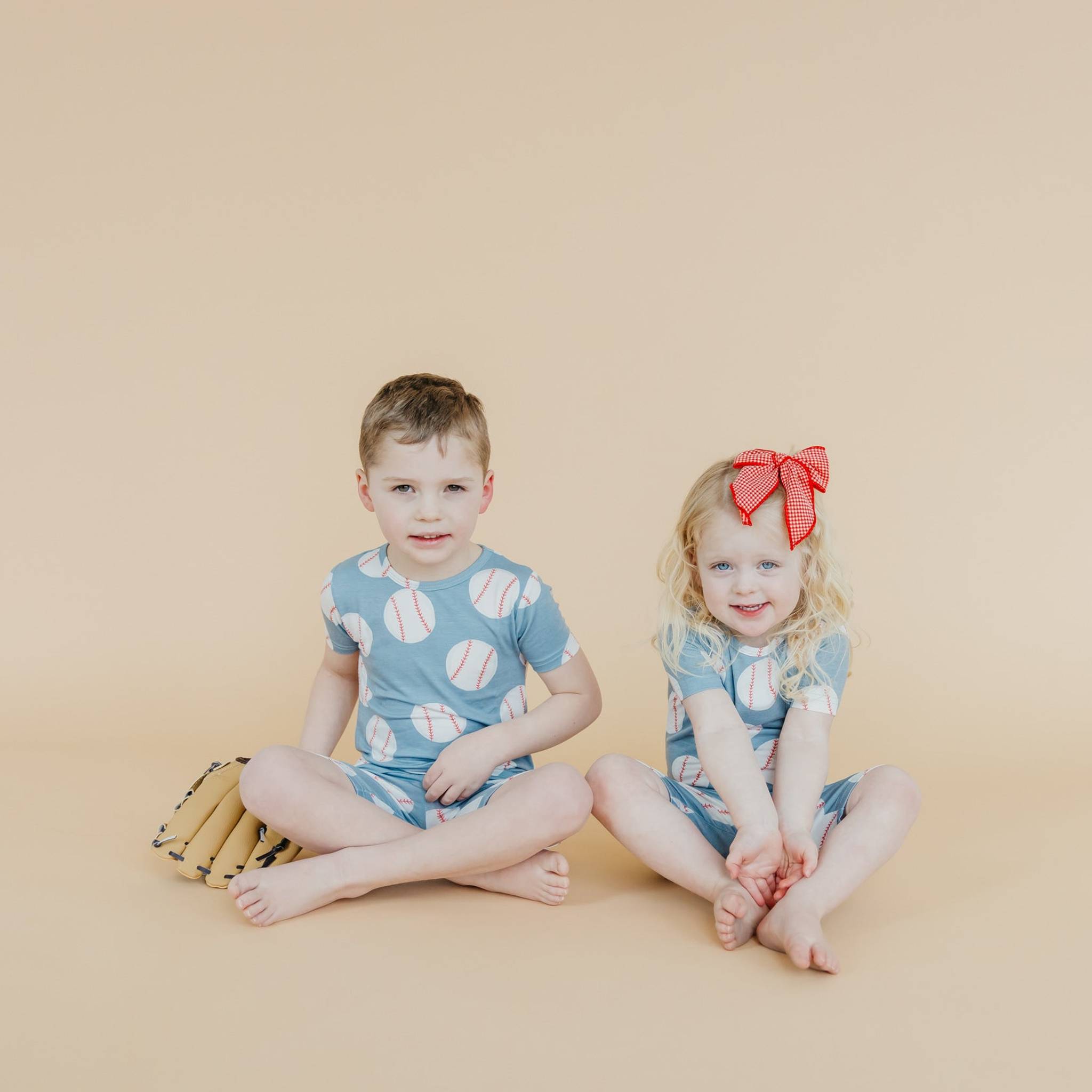 Copper Pearl 2-Piece Short Sleeve Pajama Set | Slugger