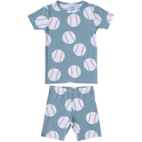 Copper Pearl 2-Piece Short Sleeve Pajama Set | Slugger