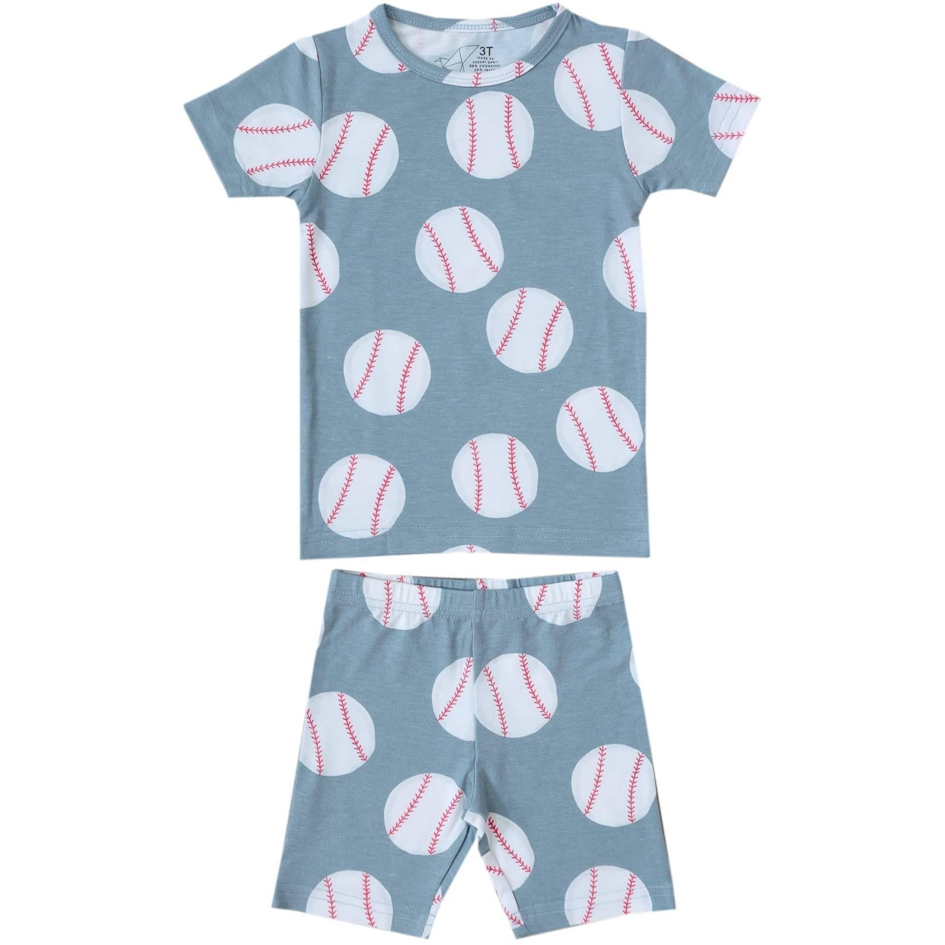 Copper Pearl 2-Piece Short Sleeve Pajama Set | Slugger