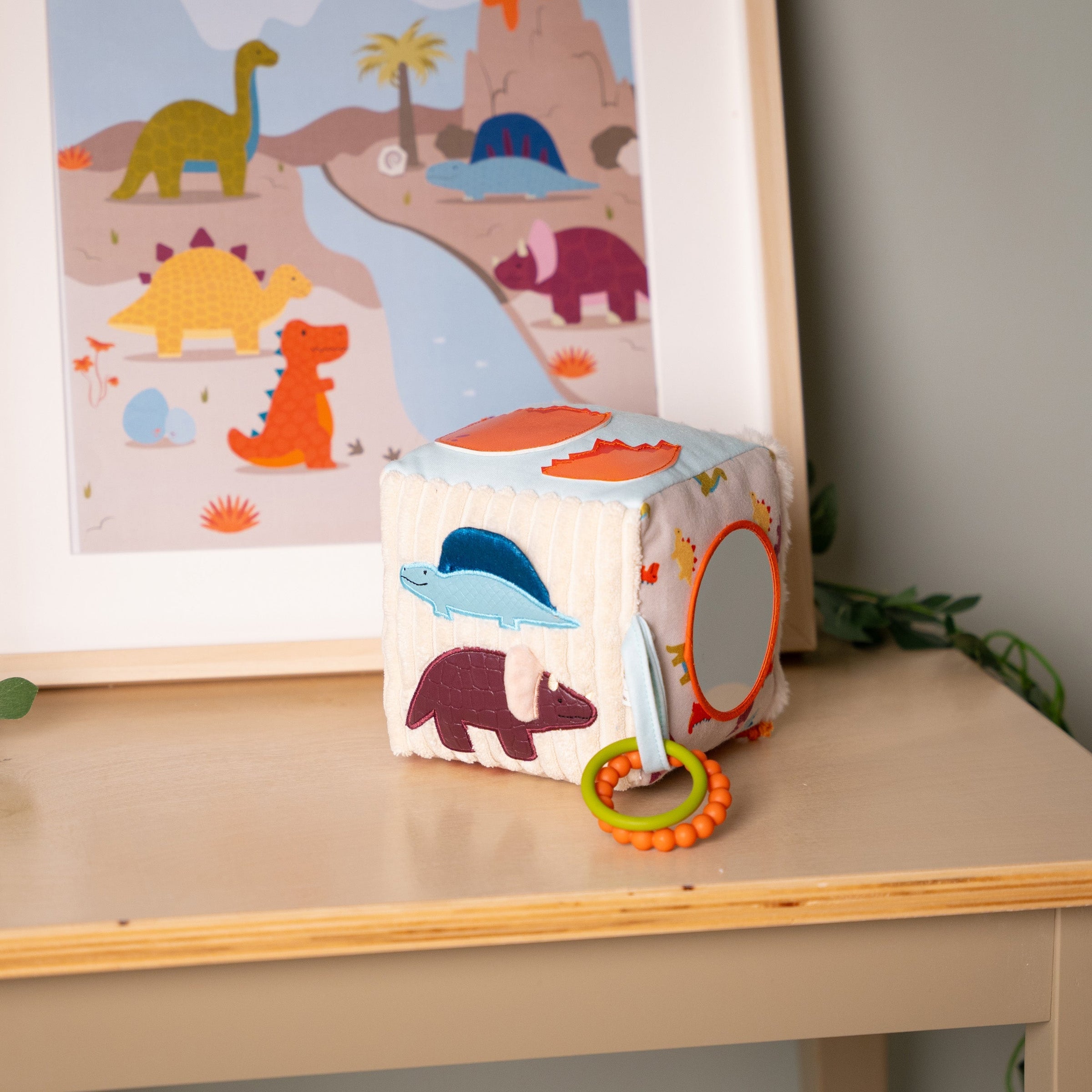 Little Big Friends Soft Activity Cube | Dino Friends