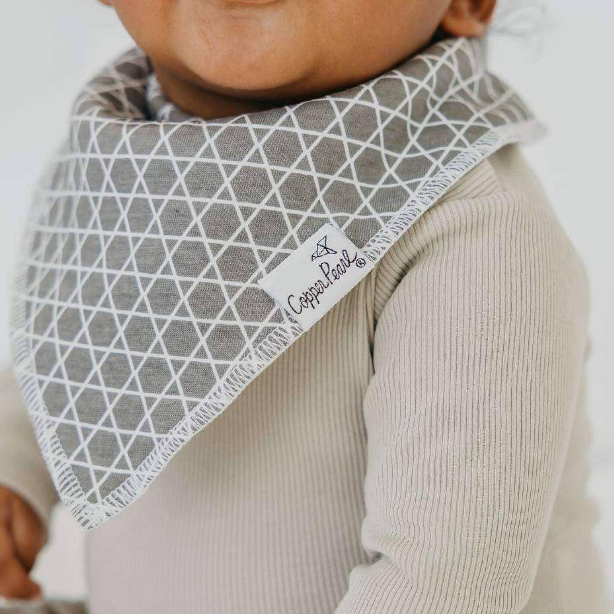 Copper Pearl Baby Bandana Bibs | Bogey