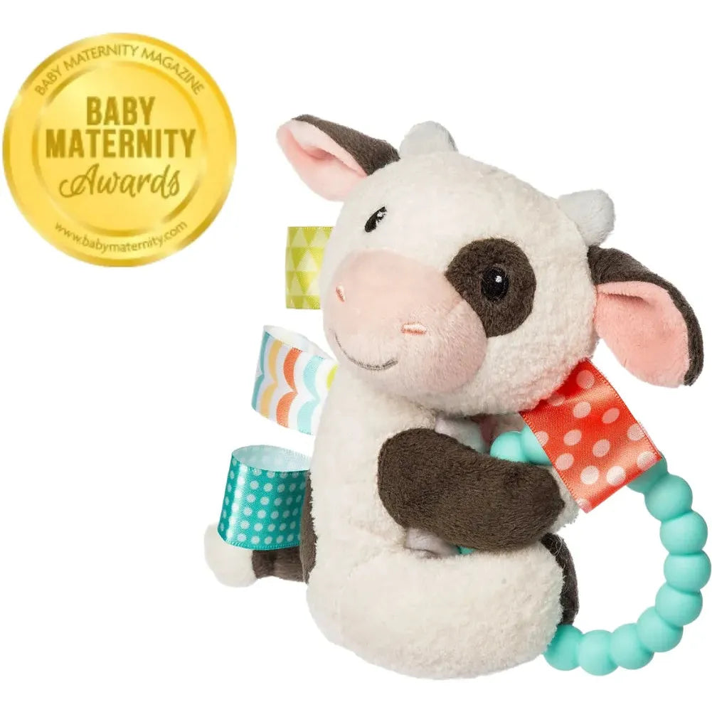Mary Meyer Taggies Buttercup Cow Teether Rattle