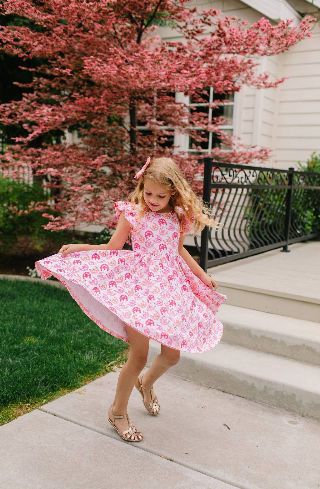 Olivia Dress in Horse Shoe