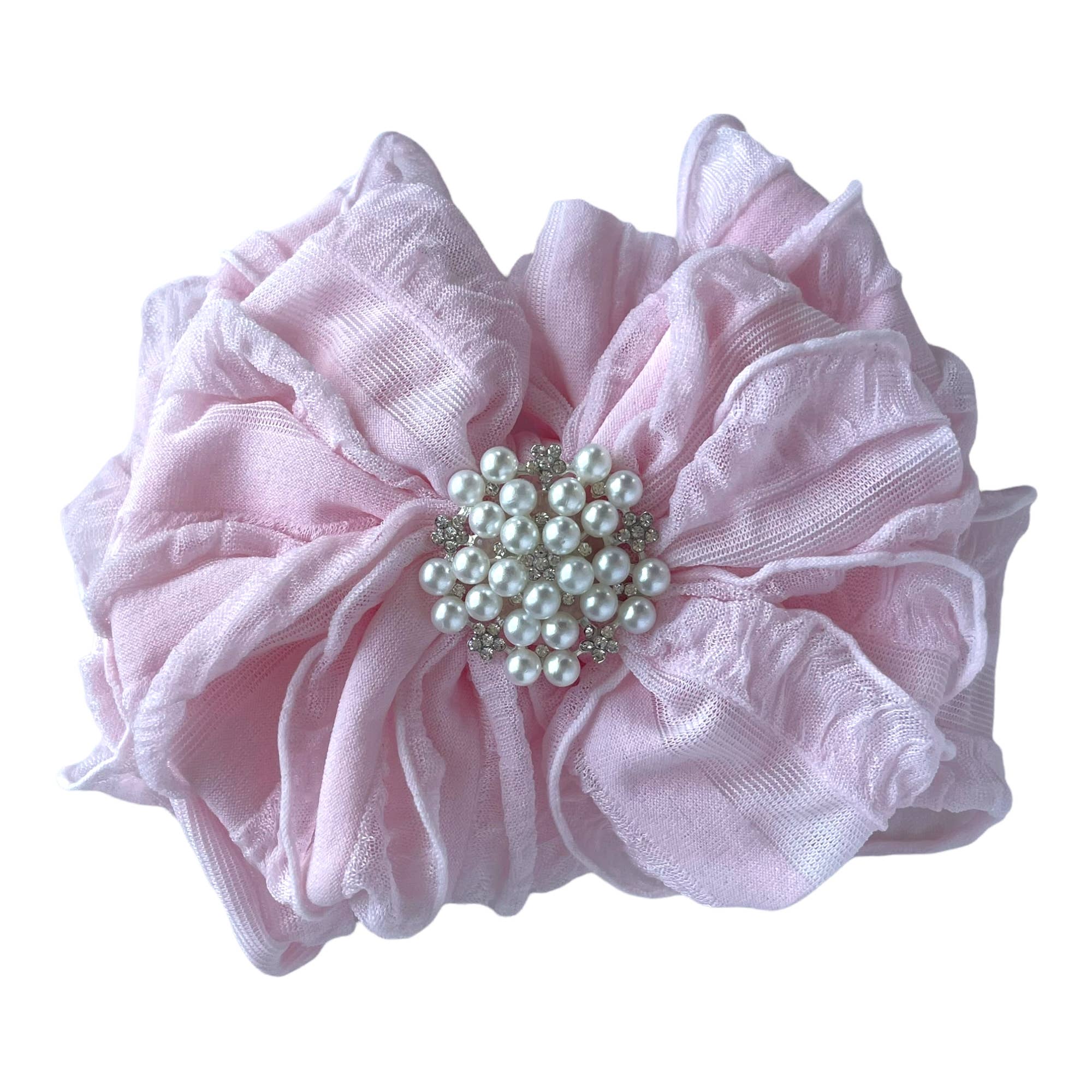 Pearl Ruffled Headband