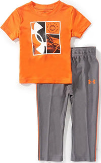 UA Baseball SS Pant Set | Outrageous Orange - Baby Biz