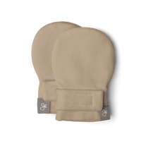 Stay On Baby Mitts - Sandstone: 0-3M