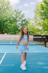 Ashlyn Athletic Set in Sky Blue