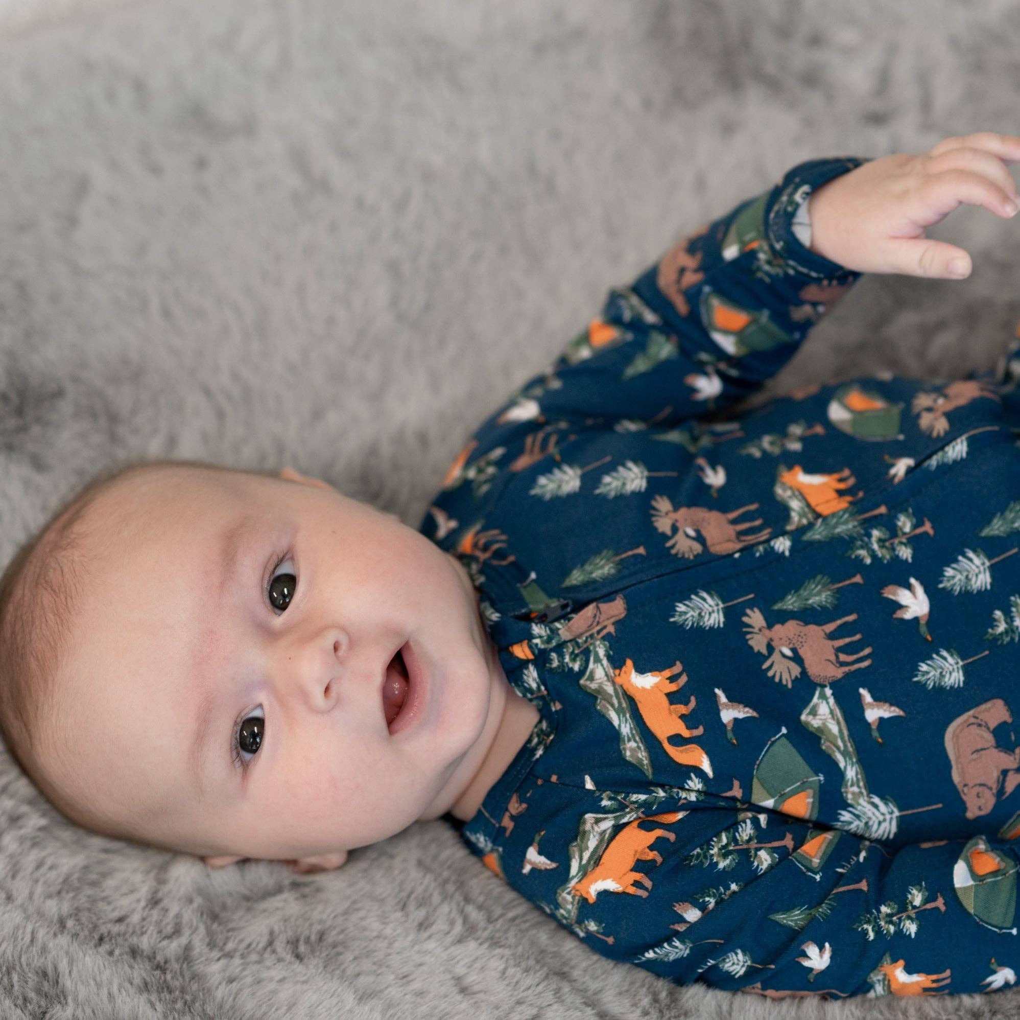 True Grit Zipper Footie