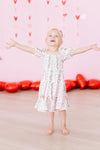 Mila & Rose Rosebud Bows Smocked Ruffle Dress