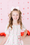 Mila & Rose Rosebud Bows Smocked Ruffle Dress