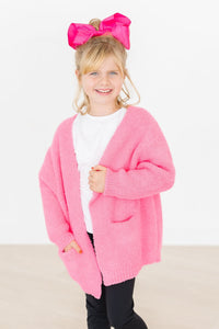 Mila & Rose Bright Pink Cozy Cardigan