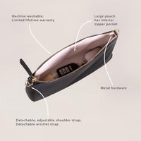 Jujube 3-Piece Pouch Clutch Purse Set | Black