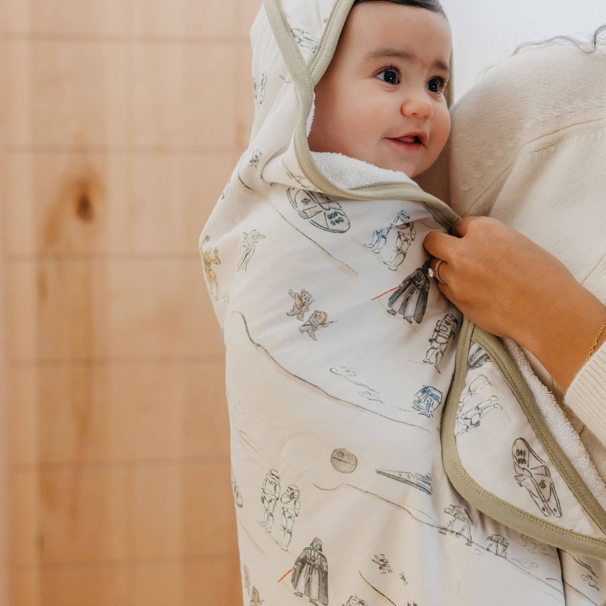 Copper Pearl Premium Baby Knit Hooded Towel | Tatooine