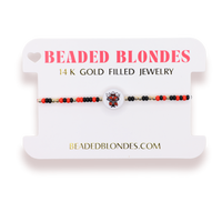 Texas Tech Logo Flip Bracelet on Color
