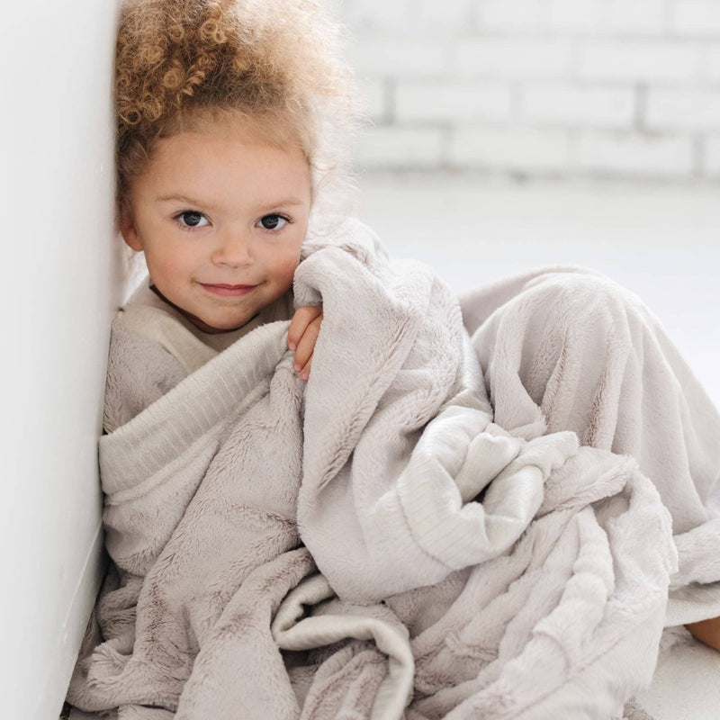 LUSH TODDLER BLANKETS: Buttermilk