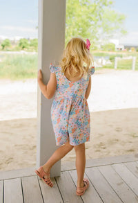 Macie Romper in Butterfly Dream