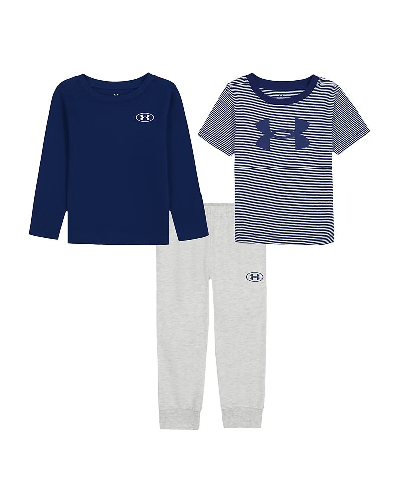 UA 3Pc Core Neutral Set | Halo Gray