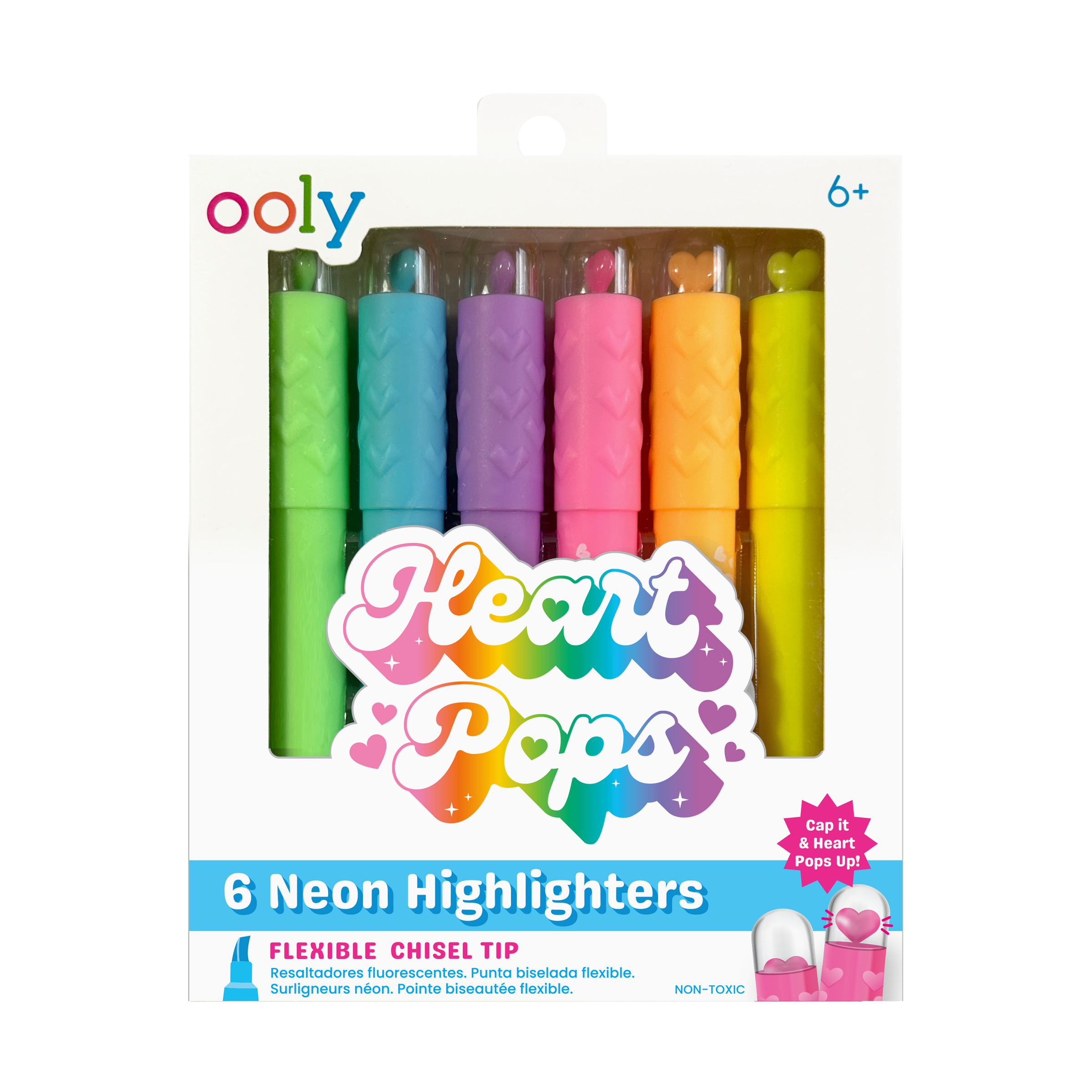 Heart Pops: Neon Highlighters