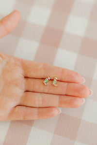 Screwback Stud Earrings - Daisy Cowgirl Boot