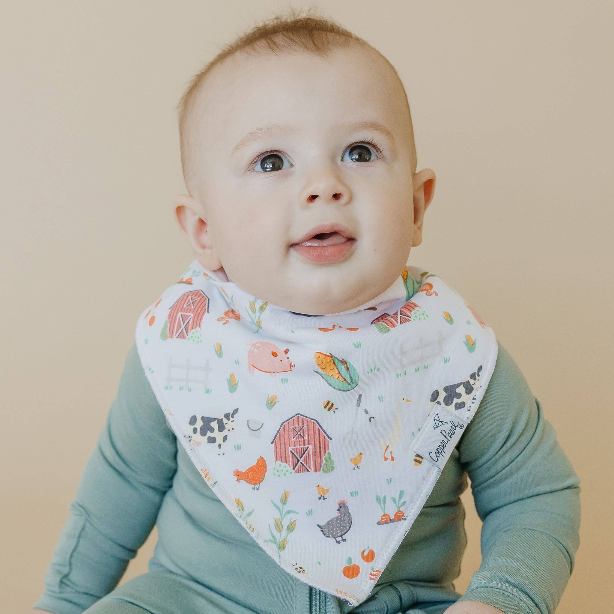 Copper Pearl Baby Bandana Bibs | Farmstead