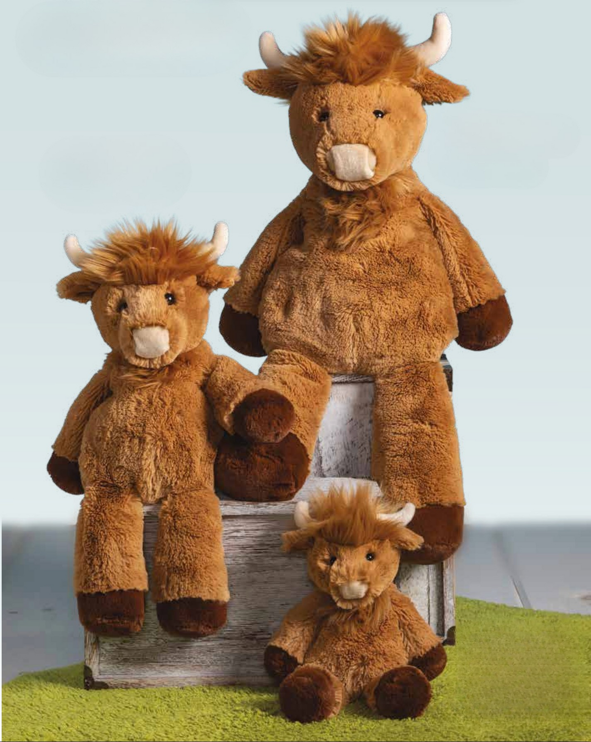 Mary Meyer Marshmallow Junior Hagrid Highland Cow – 9″ - Baby Biz
