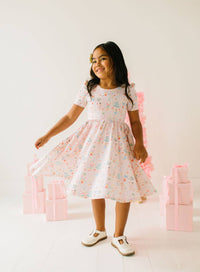 Puff Dress in Sugar Plum - Baby Biz