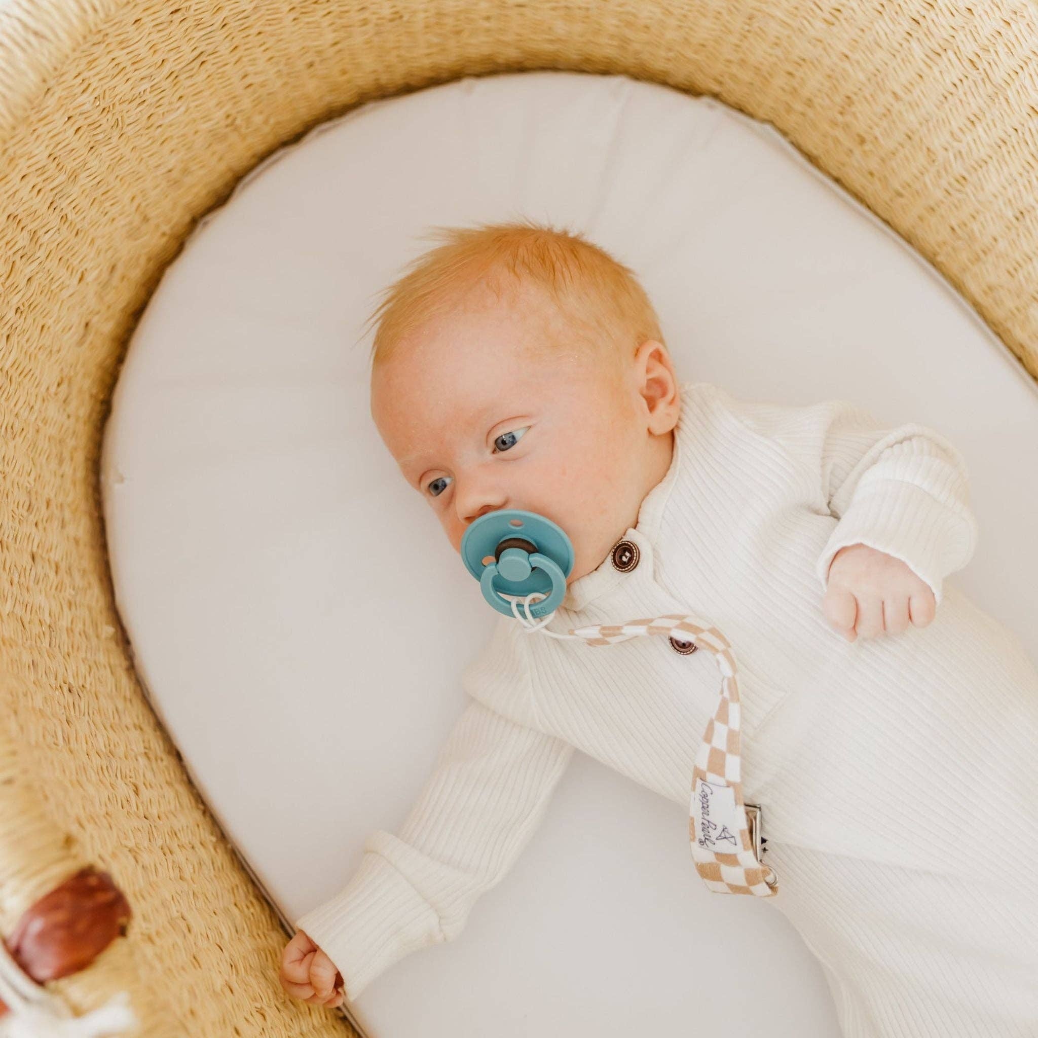 Copper Pearl Binky Clips |Vance