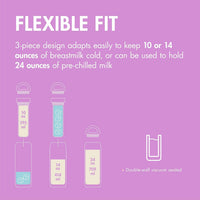 Boon Frosh Portable Breast Milk Chiller 24 oz - Purple