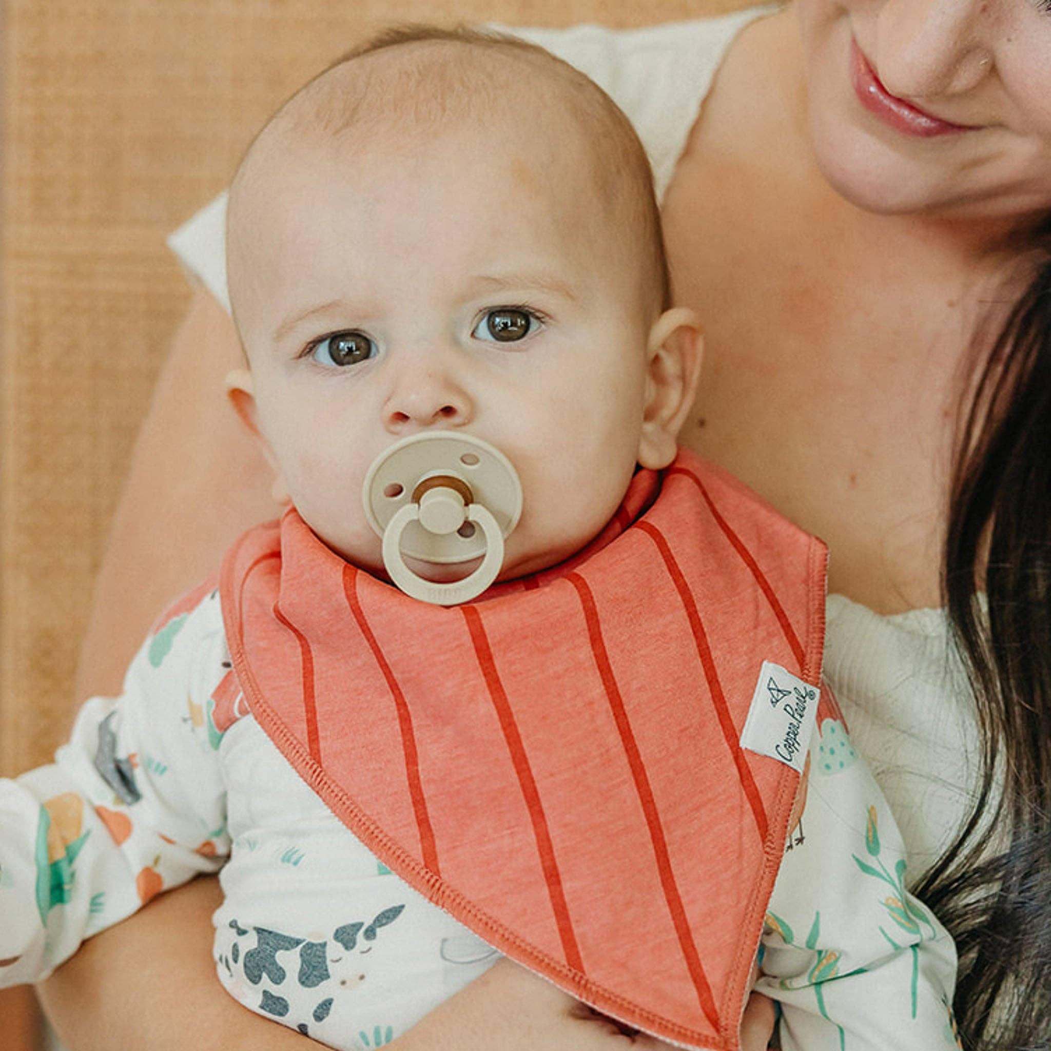 Copper Pearl Baby Bandana Bibs | Farmstead