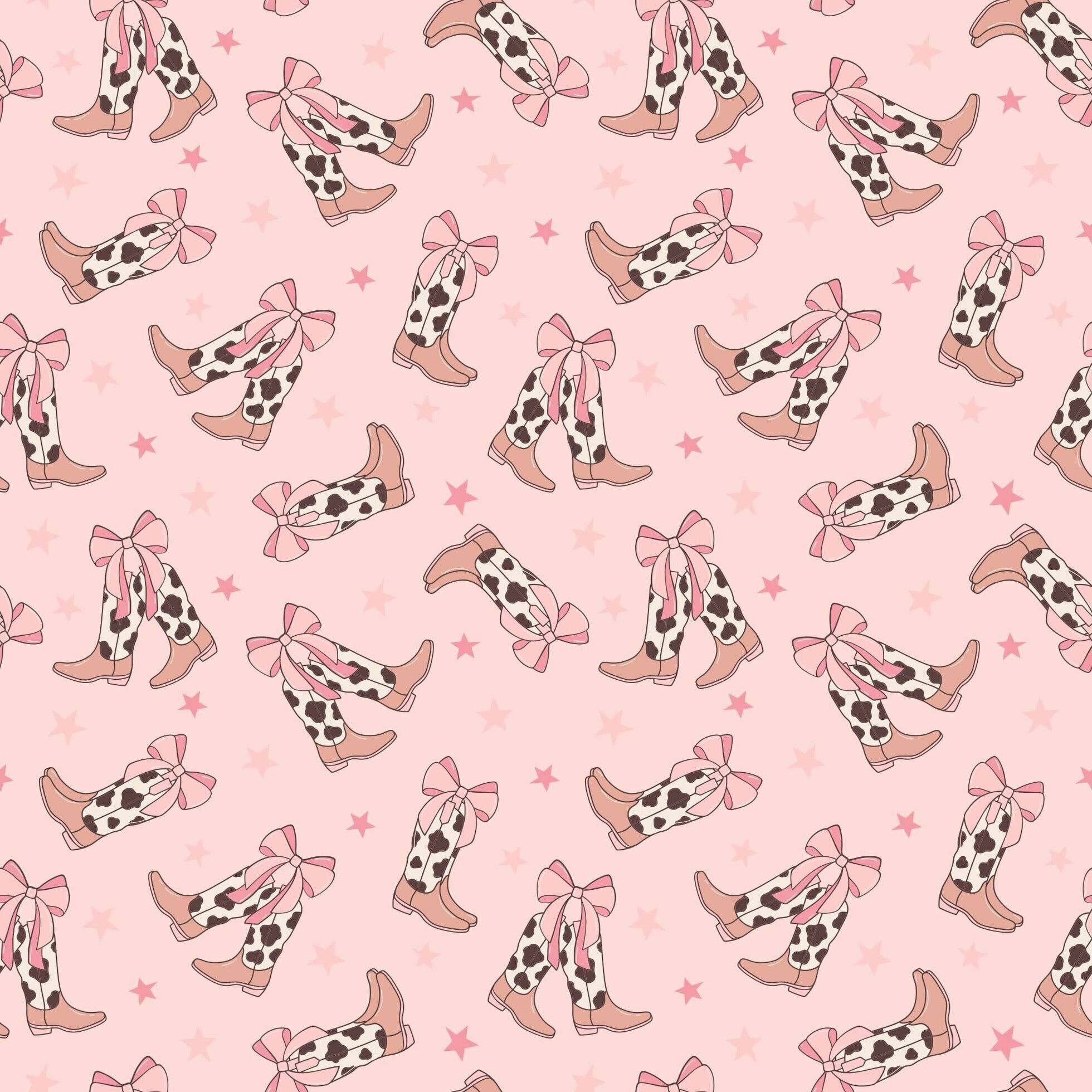 Zipper Footie - Cowhide Boots