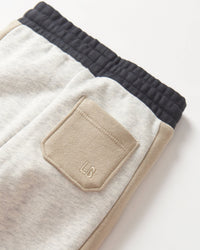 Side Stripe Jogger - Stone Grey