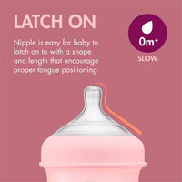 TOMY Boon Nursh Bottle - 3 Bottles - Pink Multicolor