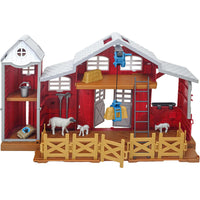 Big Country Adventure 38-Piece Dairy Barn Playset