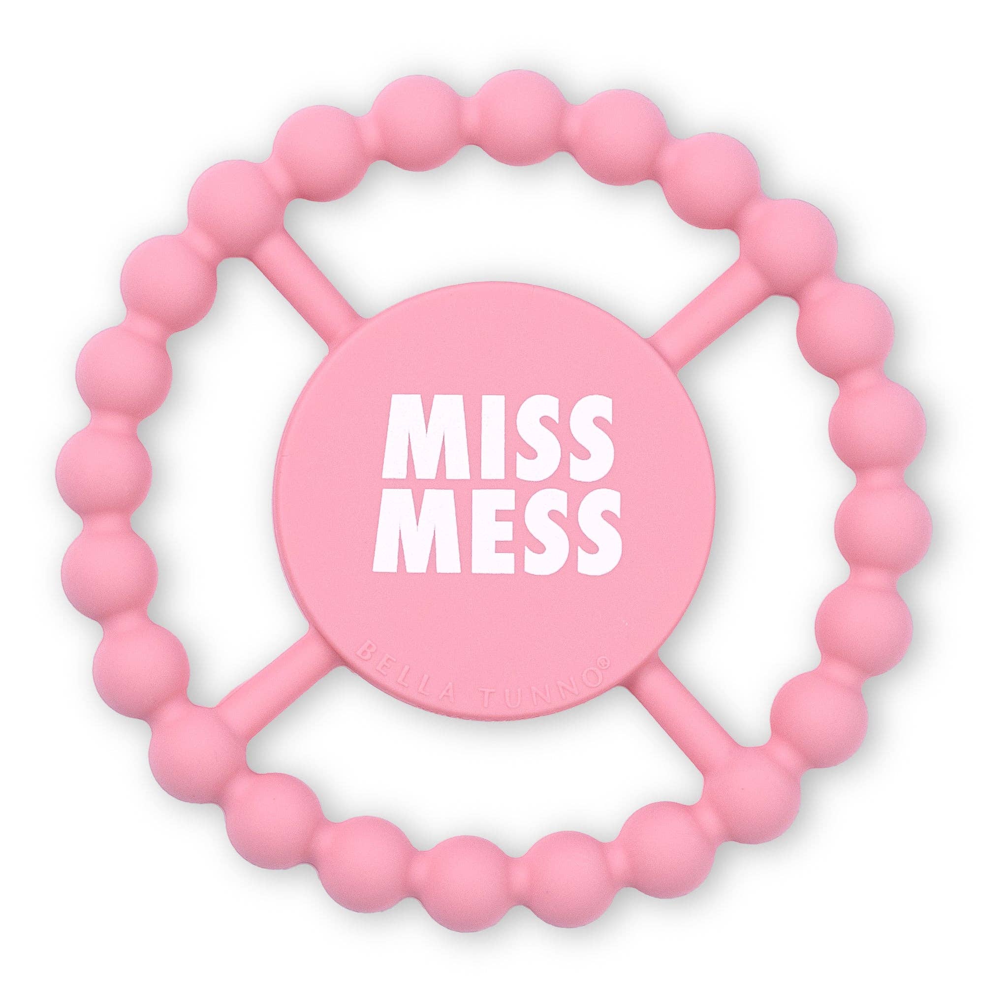 Miss Mess Happy Teether: Pink