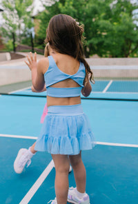 Ashlyn Athletic Set in Sky Blue
