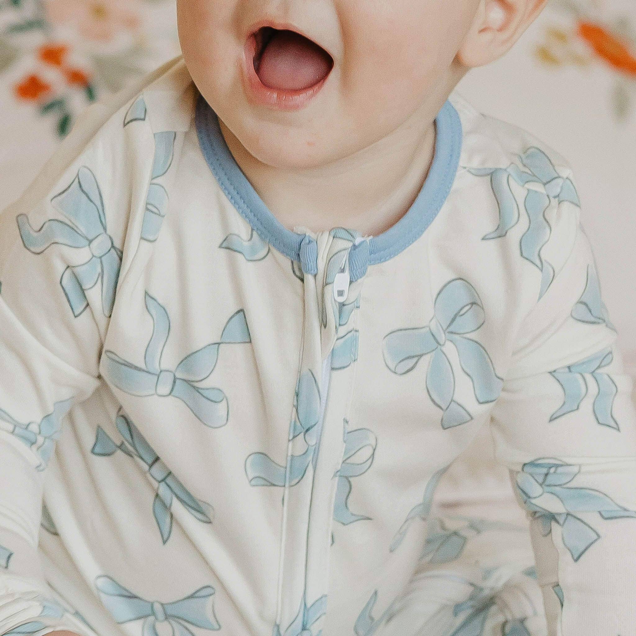 Zip-Up Footie Pajama - Daphne