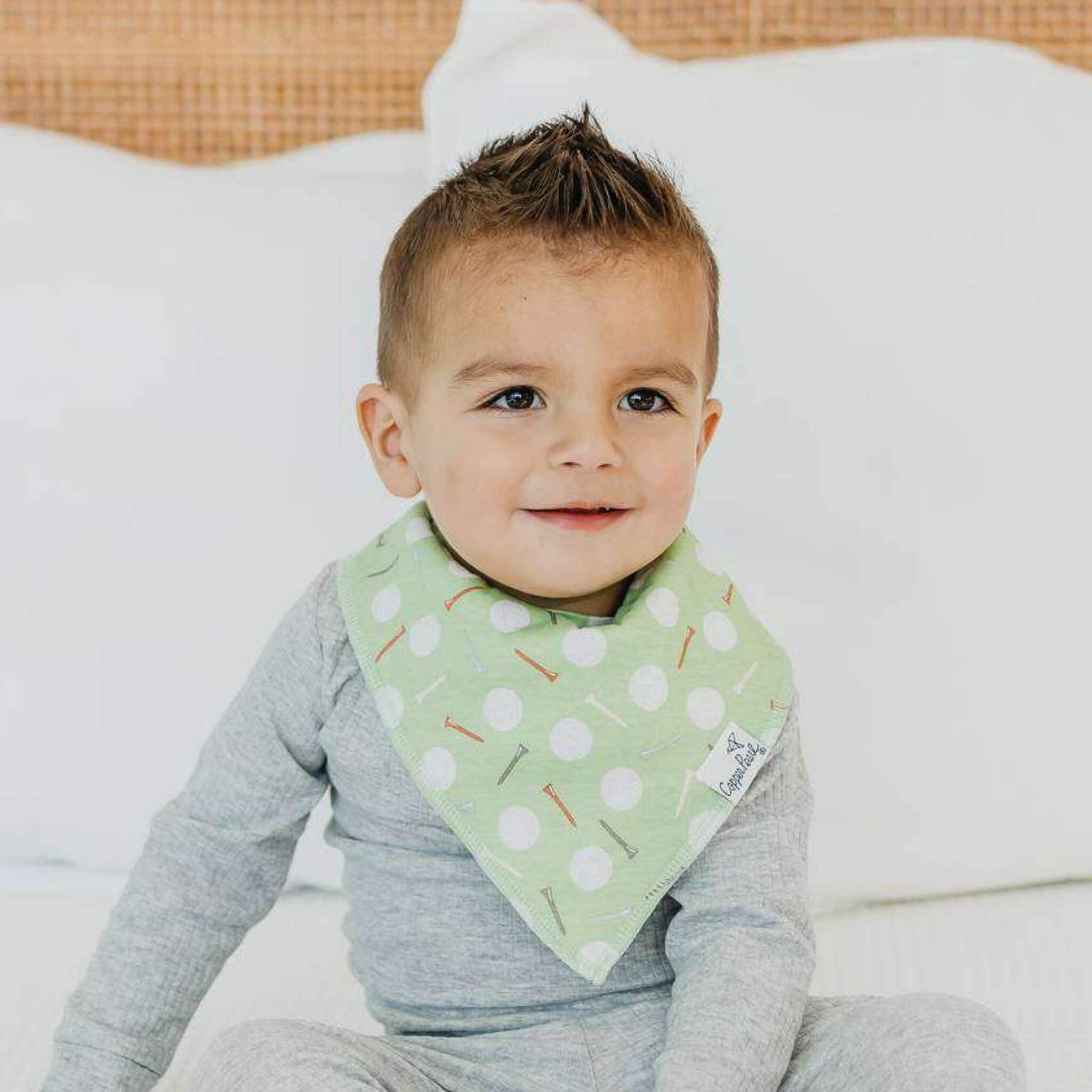 Copper Pearl Baby Bandana Bibs | Bogey