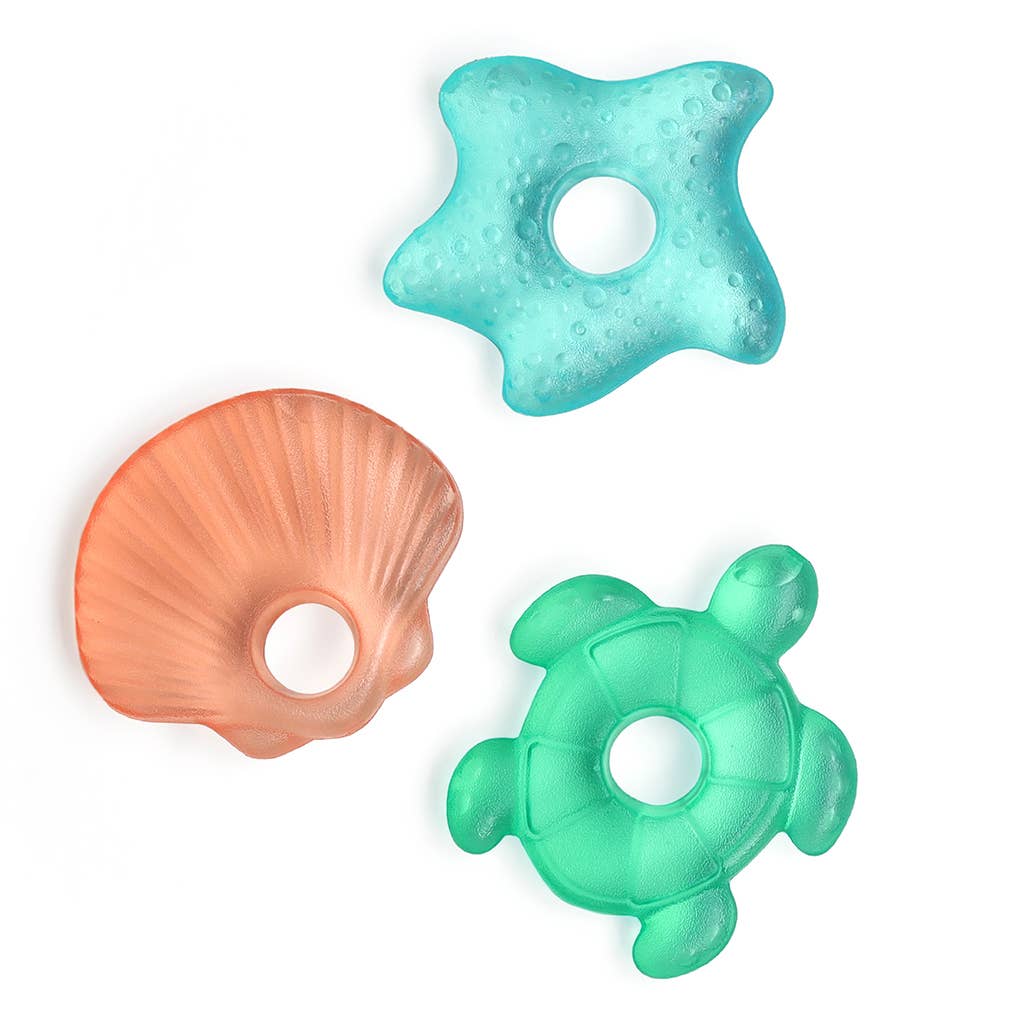 Cutie Coolers™ Water Filled Teethers (3-pack): Silly Foods
