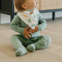 4 Pack Baby Bandana Bibs - Wilder