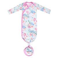 Newborn Knotted Gown - Genevieve
