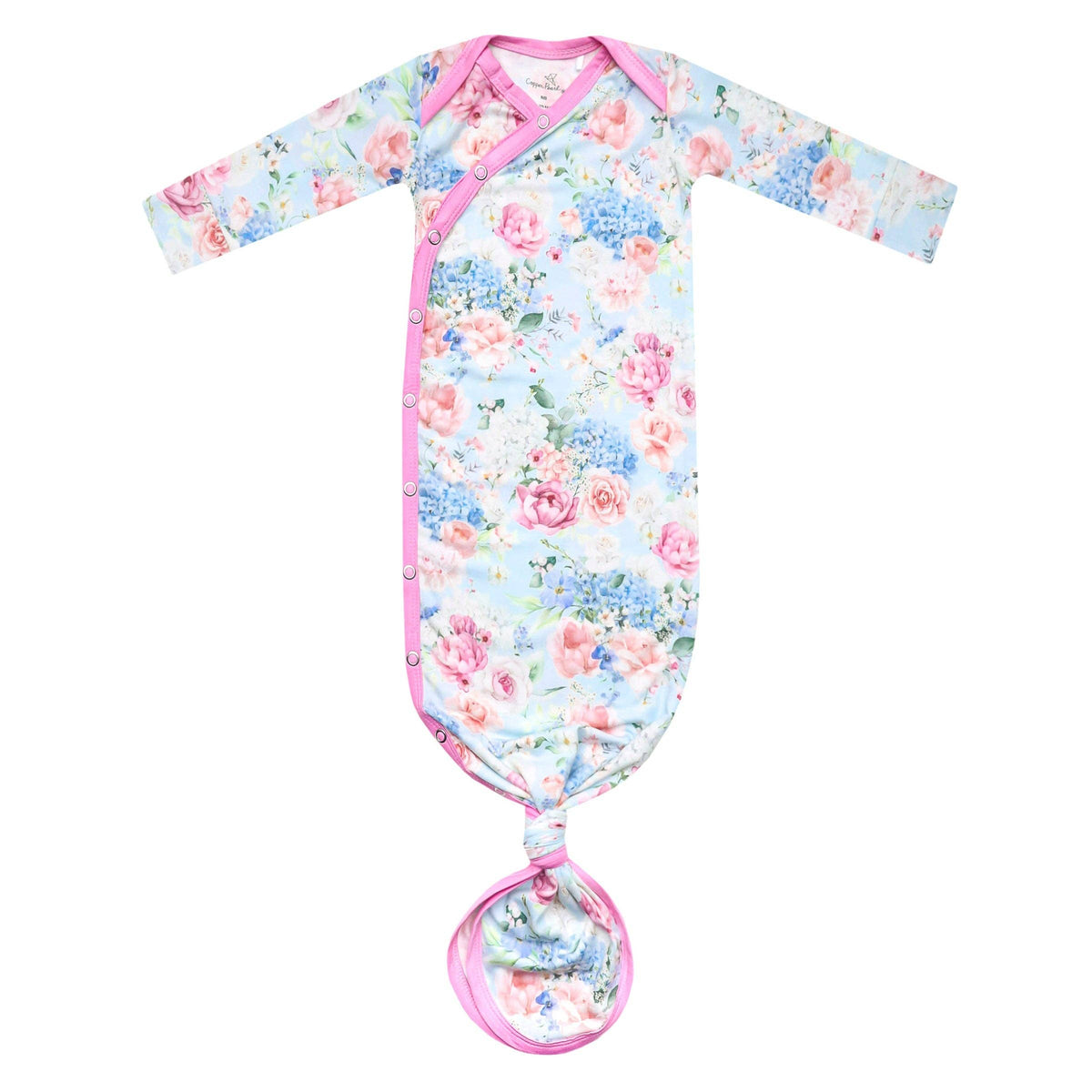 Newborn Knotted Gown - Genevieve