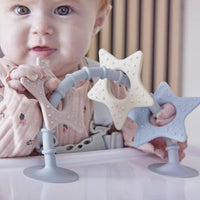 Stick 'n' Play Sensory Star Toy and Teether | For Baths, Highchairs and more